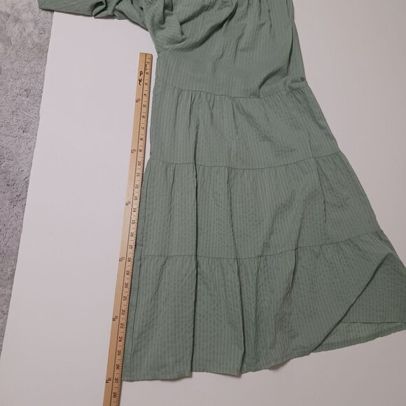 Chicwish Sunny Days Wide Leg Pants High Waist Casual Boho NWT Size M/L Green - Picture 12 of 14